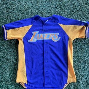 Majestic Blue and Gold Kids Jersey